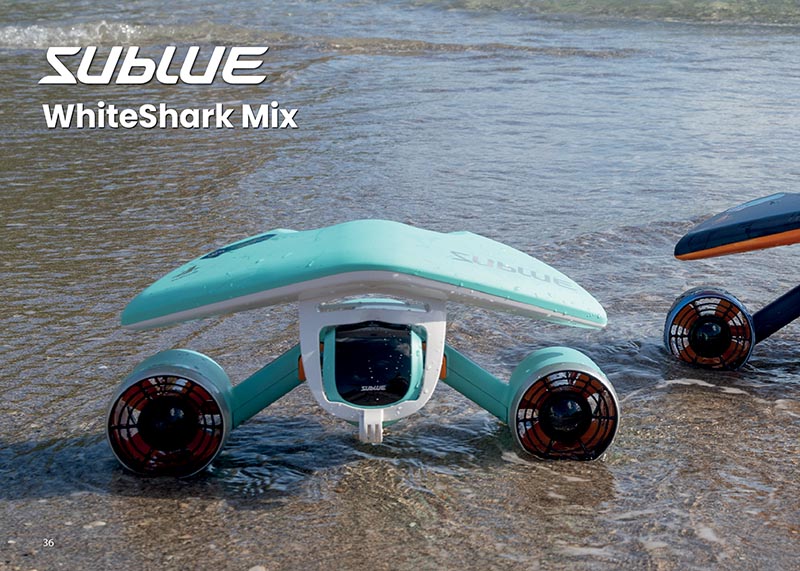 Brochure Sublue - scooters sous-marins